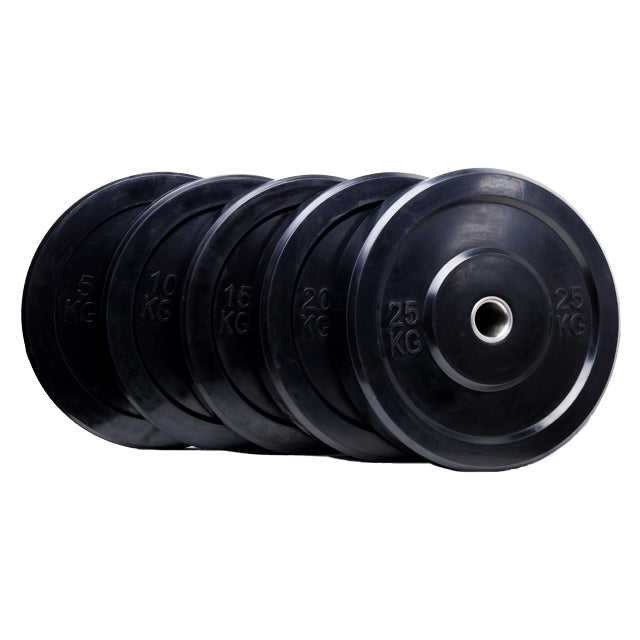 Virgin Rubber Bumper Plate Full Set Barbell Not Included (Total 150kg) - Deadlift Sports AU