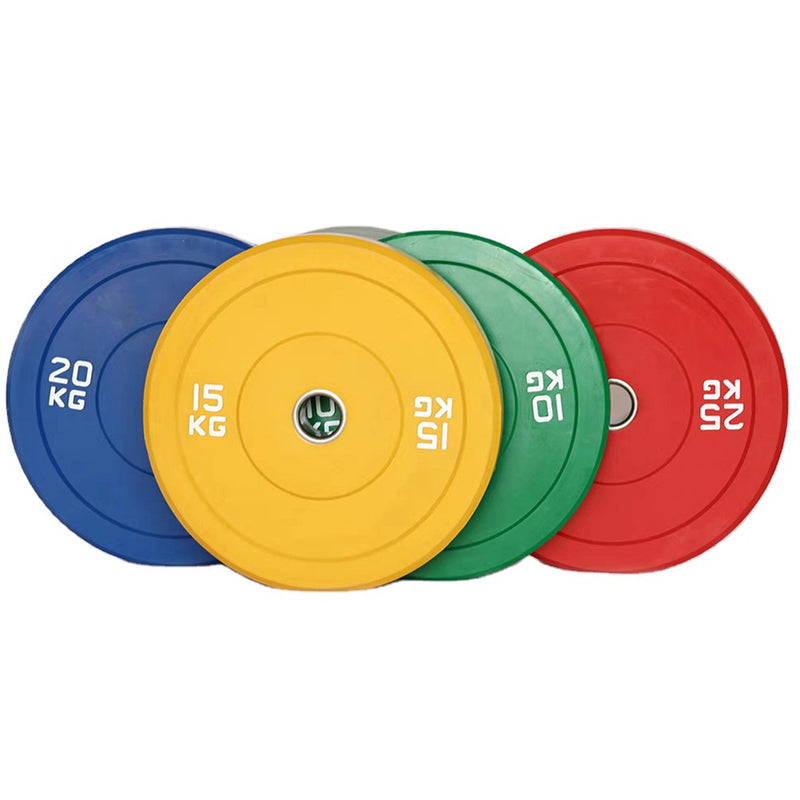 Color Rubber Bumper Plate Full Set Barbell Not Included (Total 150kg) - Deadlift Sports AU